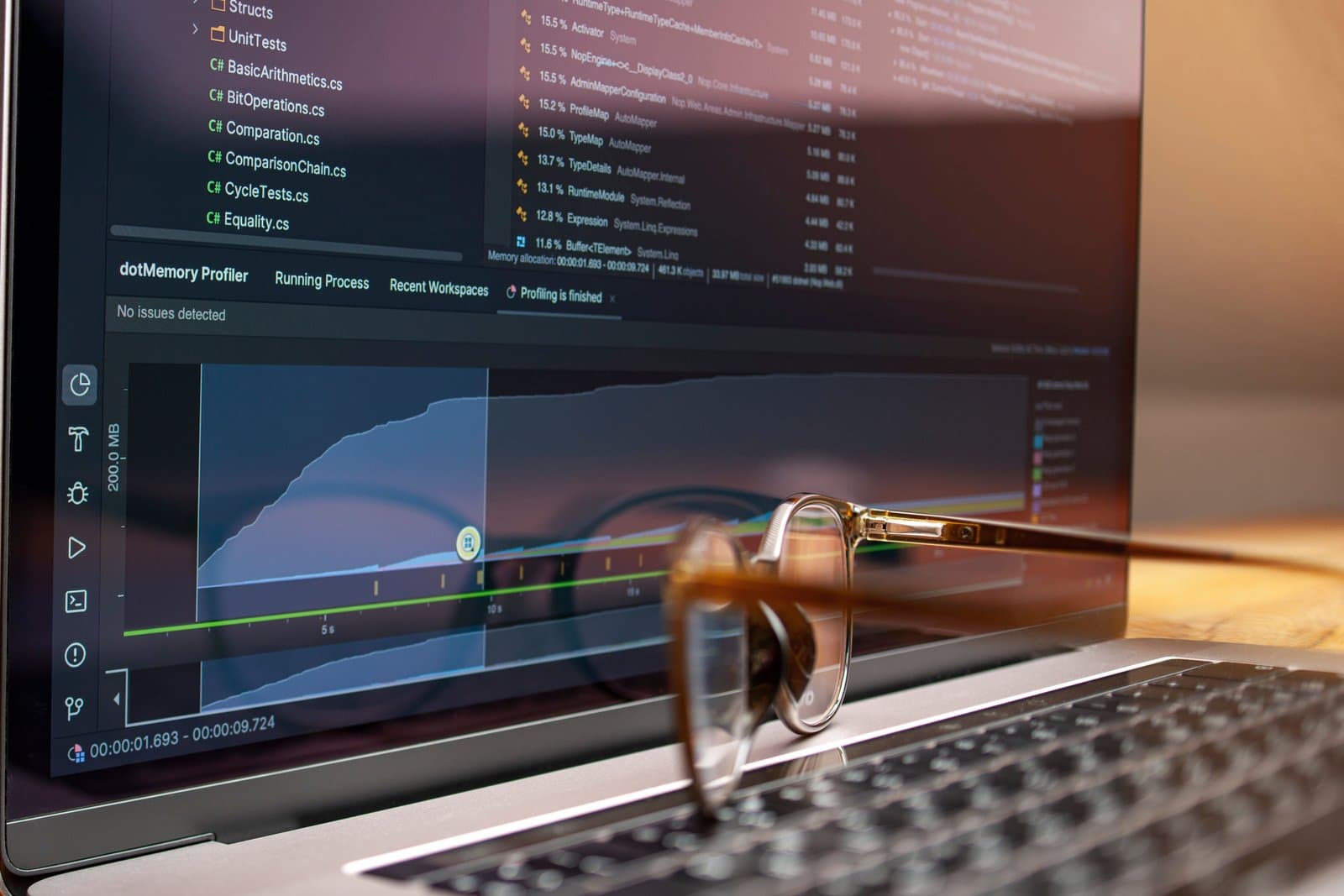 Evaluation dashboard scoring generative AI output quality over time