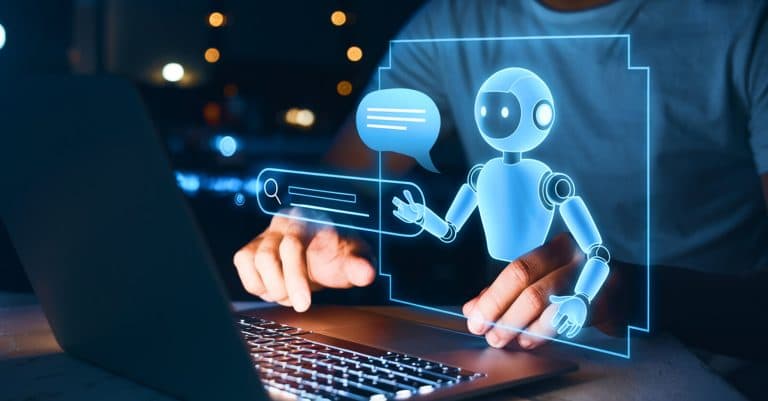 A support specialist working through a queue of customer requests